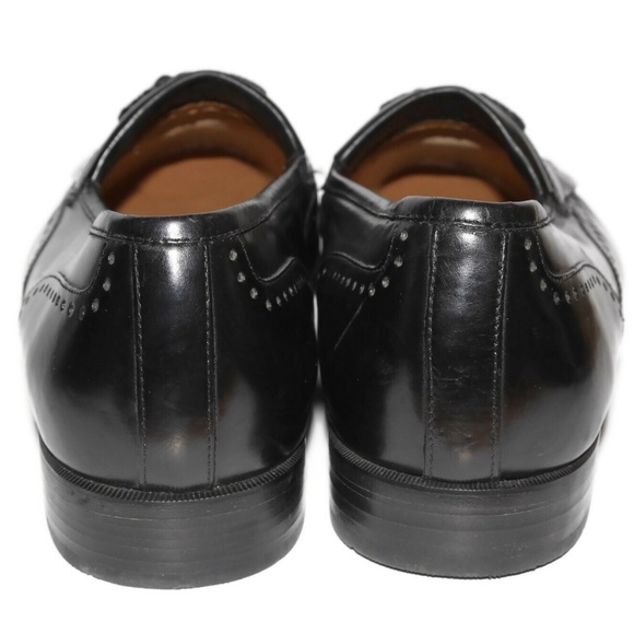 Stacy Adams Sz 11 M Black Comfort-flex Wing Tip main image 5